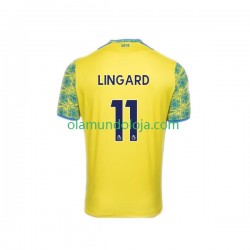 Camisola Nottingham Forest Jesse Lingard 11 Homem Equipamento Segundo 2022-2023 Manga Curta